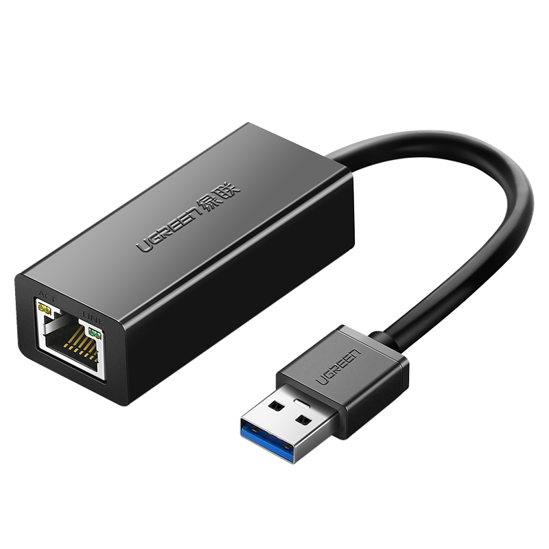 20256 Конвертер сигнала Ugreen CR111 USB3.0 - LAN 10/100/1000. Длина - 0,15м. Цвет- Черный. от prem.by 